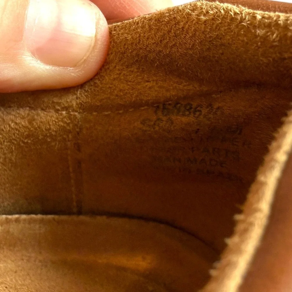Naturalizer Fisherman Shoes Womens 7.5 Brown Leather Comfort Flats Mary Jane